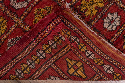 Vintage Moroccan Runner Rug (3' x 16')